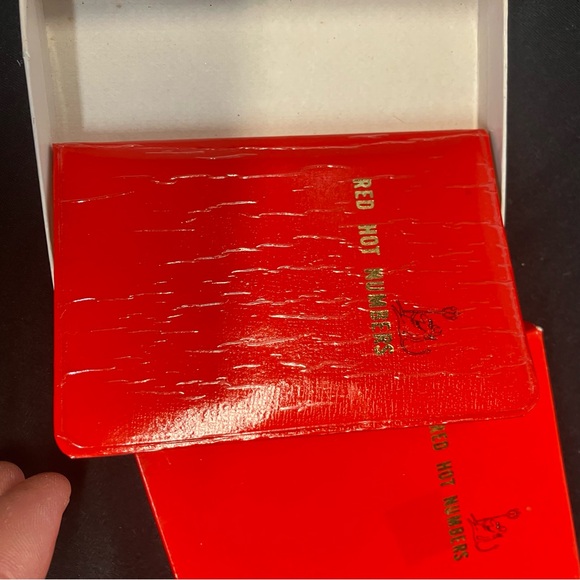 Red Hot Numbers Notebook with Gold Lettering - Picture 4 of 10